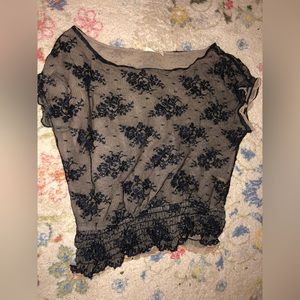 Vintage sheer top